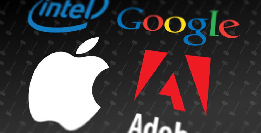 Apple, Google, Intel және  Adobe дауды реттеу үшін  $415 млн төлейді