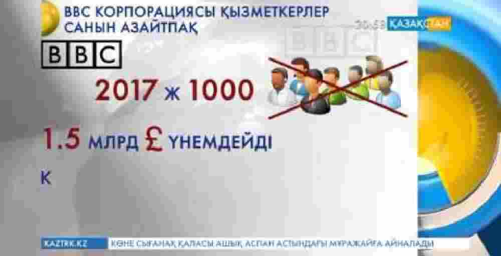 BBC корпорациясы мыңнан астам қызметкерін жұмыстан қысқартпақ