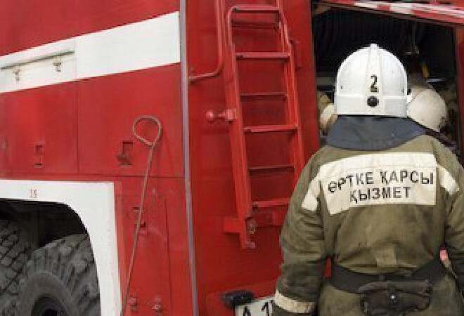 Алматыда дүкен шатыры өртенді