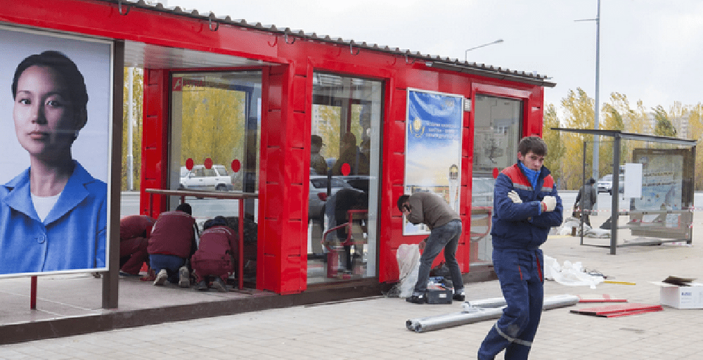 Астанада құны 10 млн теңге болатын аялдама қолданысқа берілді