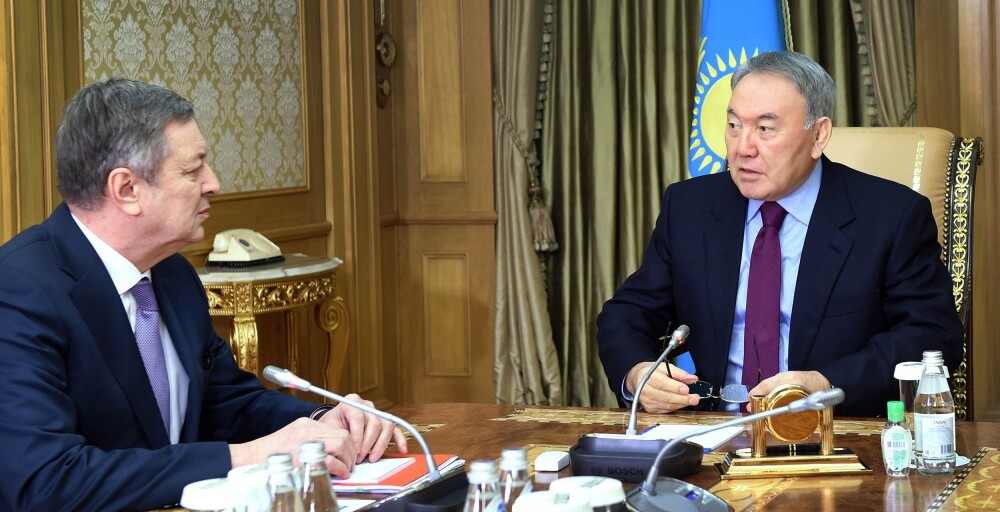 Nazarbayev and Energy Minister discussed Kashagan project and the low prices of oil