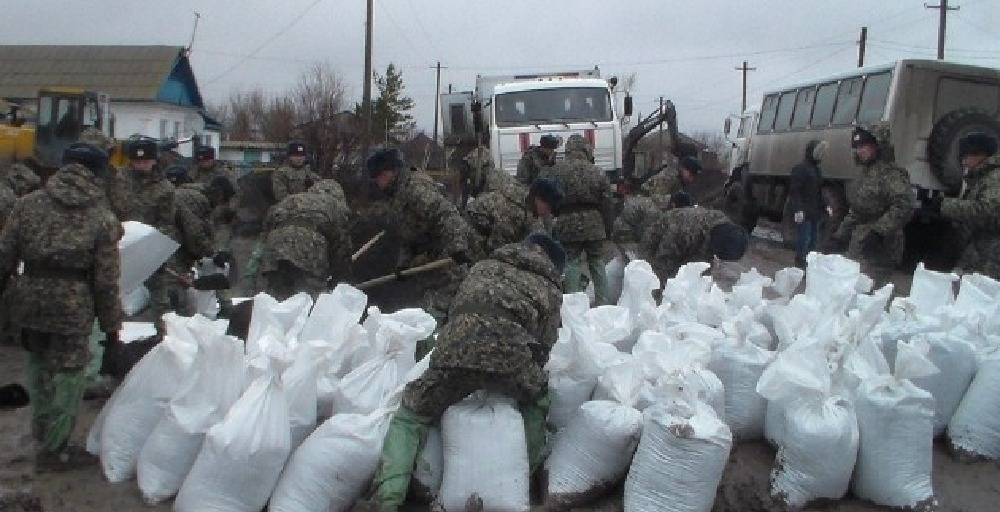 43 елдімекен су астында қалды