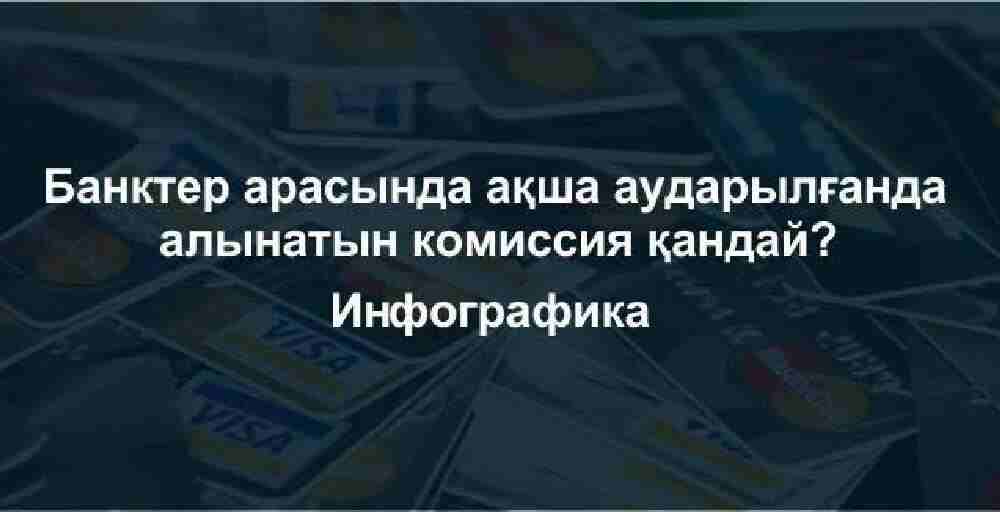 Банктер арасында ақша аударылғанда алынатын комиссия қандай?