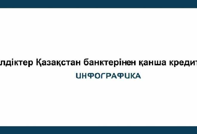 Шетелдіктер Қазақстан банктерінен қанша кредит алды?