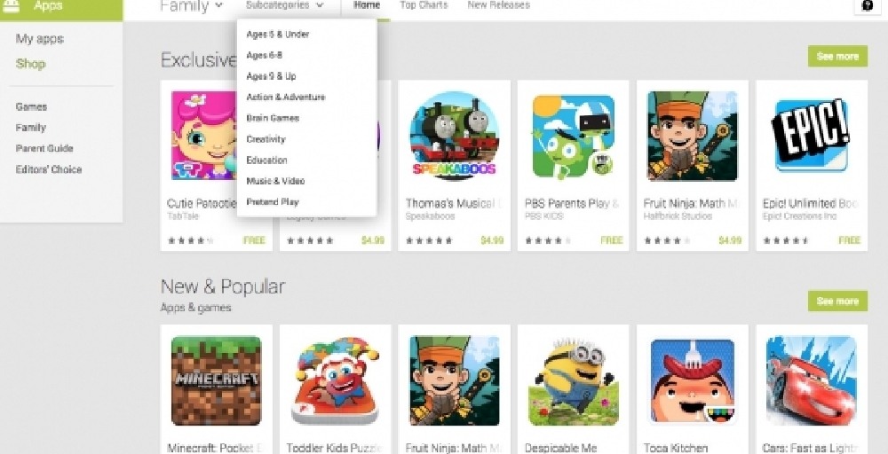 Google Play-ден миллиондаған қосымшалар жойылады