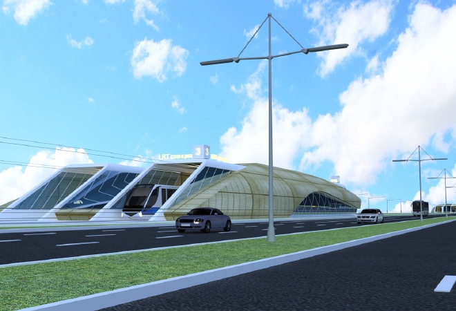 Astana LRT жаңа көліктік жүйесіндегі құрылыс жұмыстары қызу қарқынмен жүргізілуде