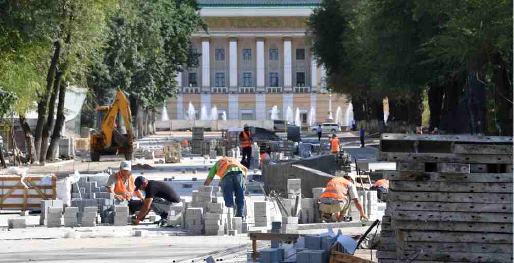 В Алматы продолжается реконструкция почти трети исторического центра города