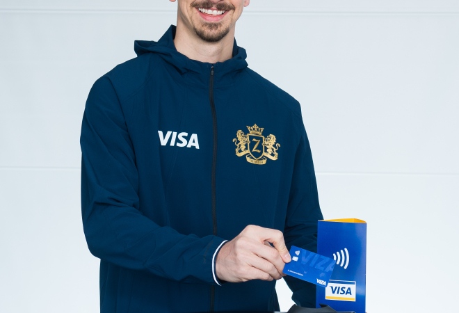 Златан Ибрагимович станет лицом Visa на Чемпионате мира по футболу FIFA 2018 в России™