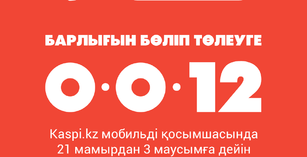 Kaspi.kz пен Sulpak тауар құнын 12 айға дейін бөліп төлеуге ұсынды