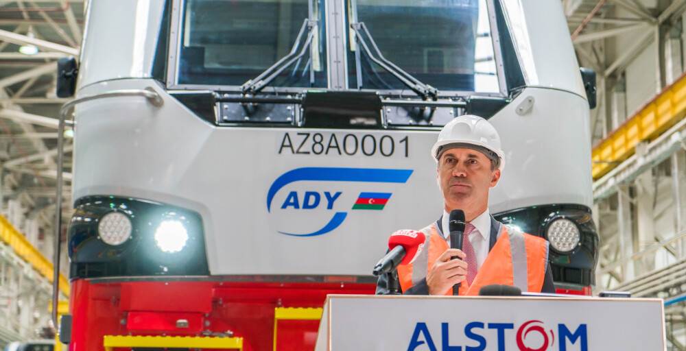 Alstom компаниясы Әзірбайжанға экспортталатын тұңғыш жүк локомотивін таныстырды