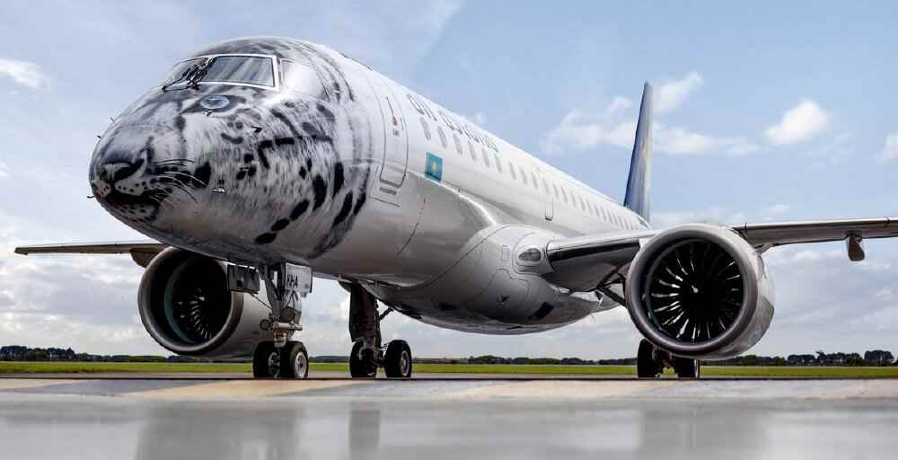 «Эйр Астана» ТМД-дағы бірінші Embraer 190-E2 әуе лайнерін таныстырды