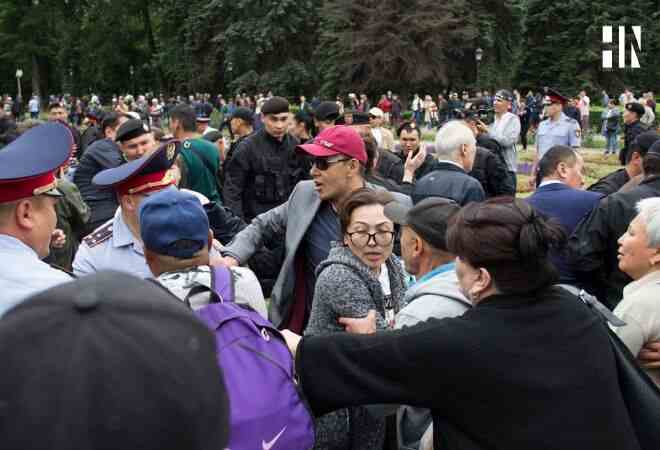 ІІМ: Митинг кезіндегі адам өлімі туралы ақпарат жалған