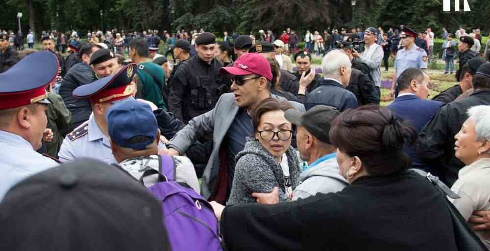 ІІМ: Митинг кезіндегі адам өлімі туралы ақпарат жалған