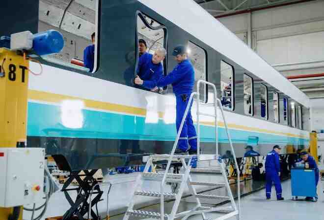 ​Астанада Stadler вагондары шығарыла бастады  
