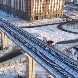 Астанада LRT рельсінің 5,6 шақырымы төселді