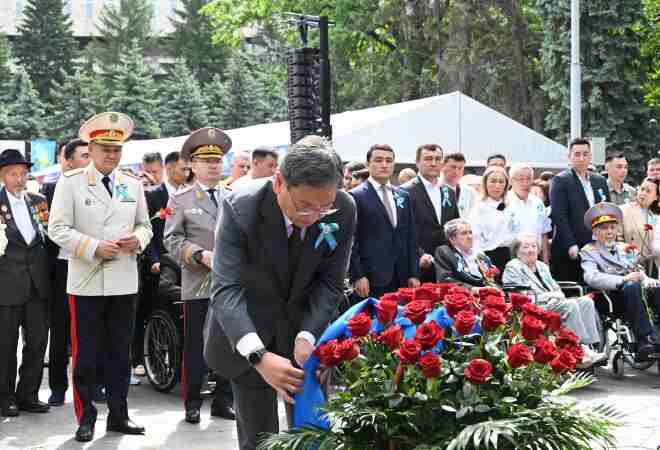 В Алматы отпраздновали 80-ю годовщину Победы в Великой Отечественной войне