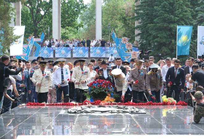 Алматыда Ұлы Отан соғысындағы Жеңістің 80 жылдығы аталып өтті