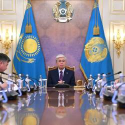 Касым-Жомарт Токаев заслушал отчет Нацбанка за 2024 год