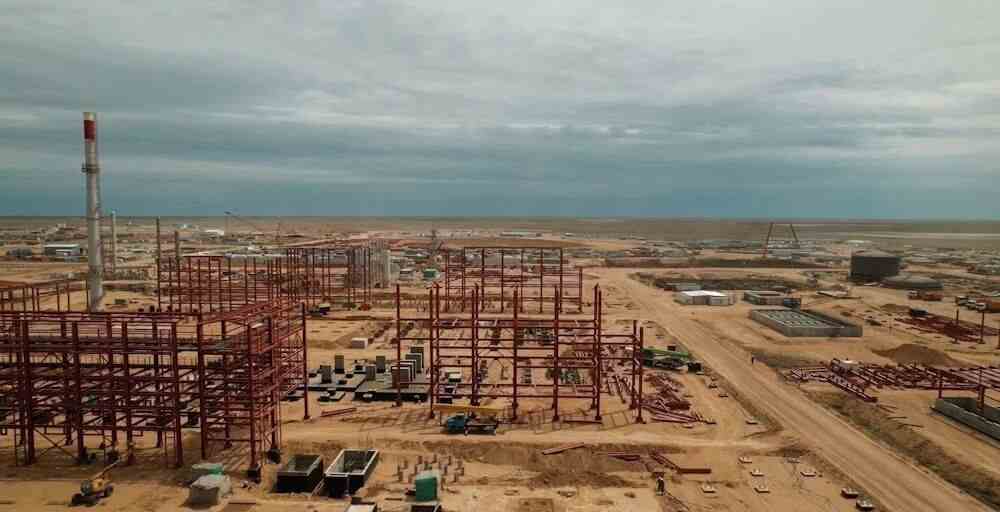 Қашағандағы газ өңдеу зауыты: құрылыс-монтаж жұмыстары жалғасуда