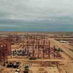 Қашағандағы газ өңдеу зауыты: құрылыс-монтаж жұмыстары жалғасуда