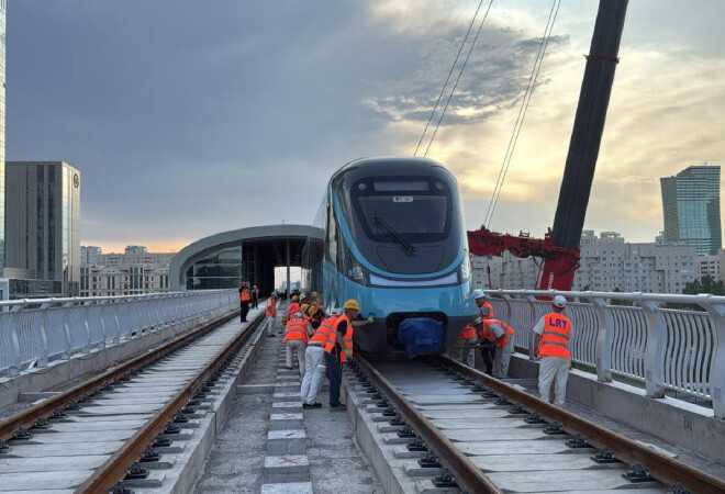 Готовность депо LRT в Астане составляет 50%