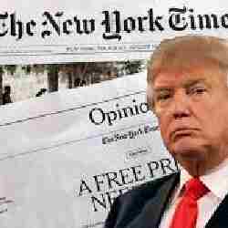 Дональд Трамп The New York Times газетін сотқа беріп, 15 млрд доллар талап етті