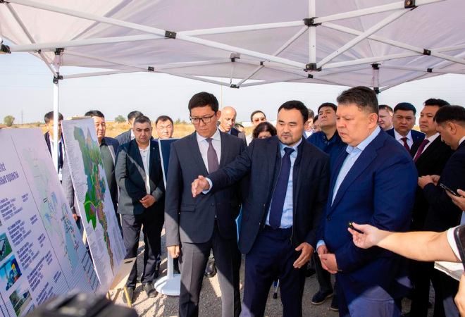 Қанат Бозымбаев Alatau City жобасының даму барысымен танысты