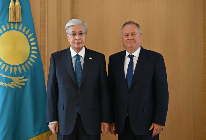 Президент Банк ВТБ басқарма төрағасын қабылдады