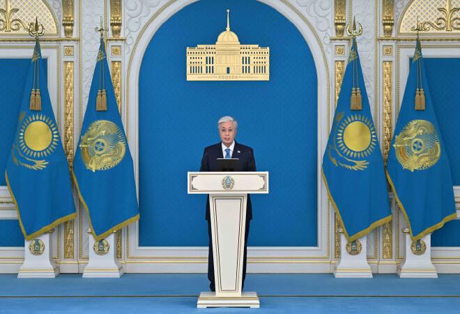 Президент телекөпір арқылы KIA Qazaqstan автомобиль зауытын ашты