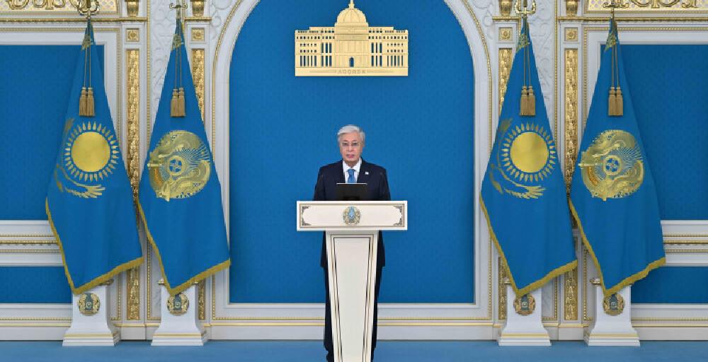 Президент телекөпір арқылы KIA Qazaqstan автомобиль зауытын ашты
