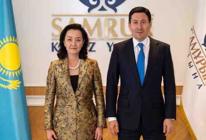 ​«Самұрық-Қазына» мен ExxonMobil мұнай-газ саласындағы серіктестікті нығайтып жатыр