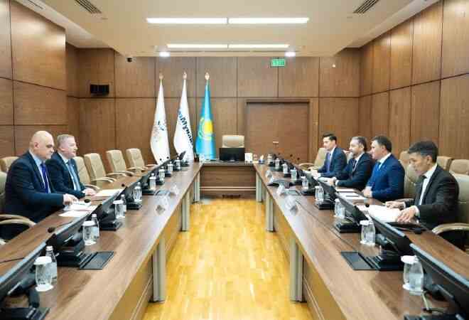  «ҚазМұнайГаз» басшысы Гузияның Қазақстандағы елшісімен кездесті