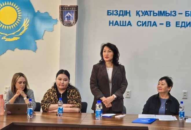 ҚазҰУ колледжінде ЖИТС-пен күрес күніне арналған ақпараттық акция өтті