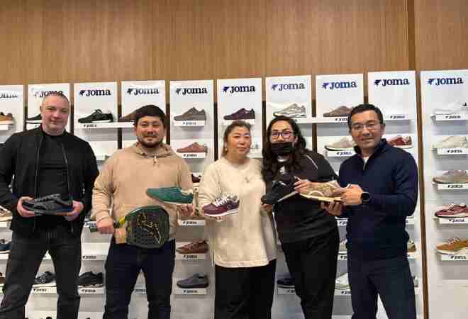Алматыда испаниялық Joma 2026 жылы шығатын жаңа топтамасын таныстыруда  
