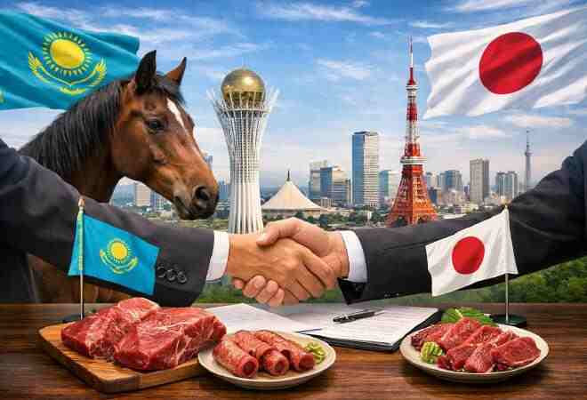 Қазақстан Жапонияға жылқы етін жеткізетін болады
