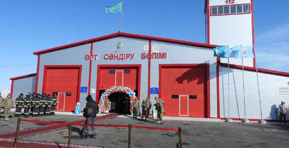 Кеген ауданында жаңа өрт сөндіру депосы ашылды