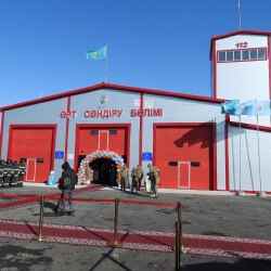 Кеген ауылында жаңа өрт сөндіру депосы ашылды