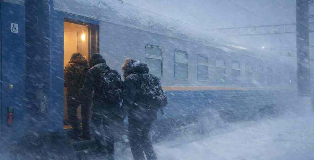 Қолайсыз ауа райы кезінде ҚТЖ 400 жолаушыны пойызбен тасымалдады