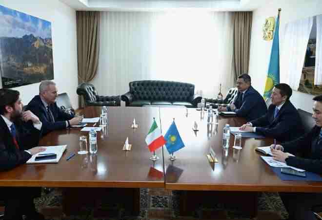 Қазақстан мен Италия жаңа бірлескен жобаларды талқылады