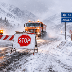 Алматы облысында боранға байланысты Кеген – Жалаңаш тасжолы уақытша жабылады