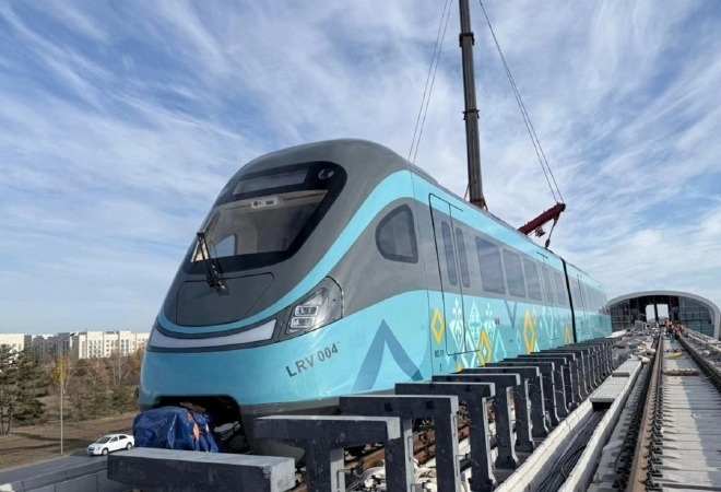 Астана: LRT жобасы соңғы сынақ кезеңіне өтті