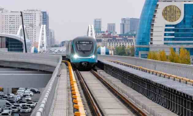 Астанада LRT рельсті көлігі көктемде іске қосылады
