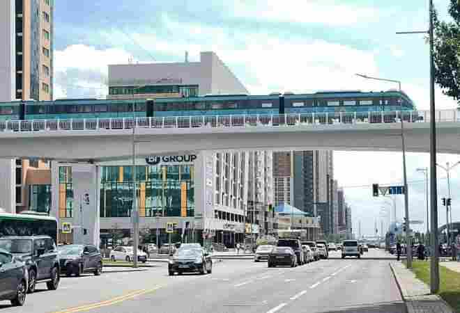 Астанадағы LRT: сынақ кезінде пойыздар 80 км/сағ жылдамдыққа жетті