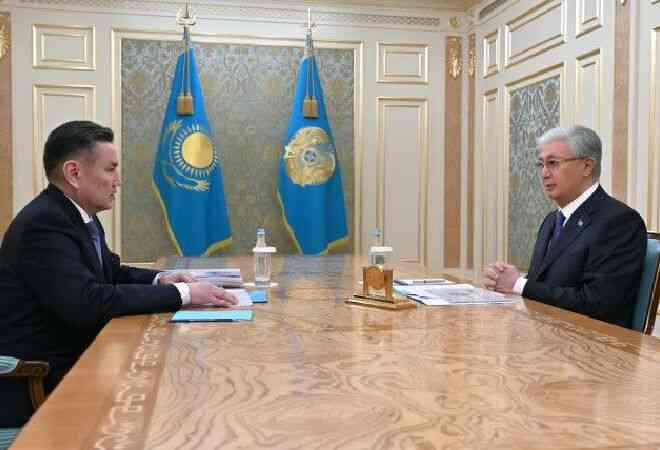 Президент Нұрымбет Сақтағановты қабылдады