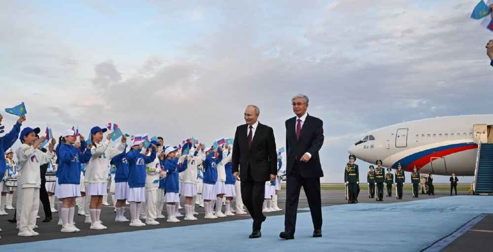 Ресей Президенті Владимир Путиннің Қазақстанға мемлекеттік сапары басталды