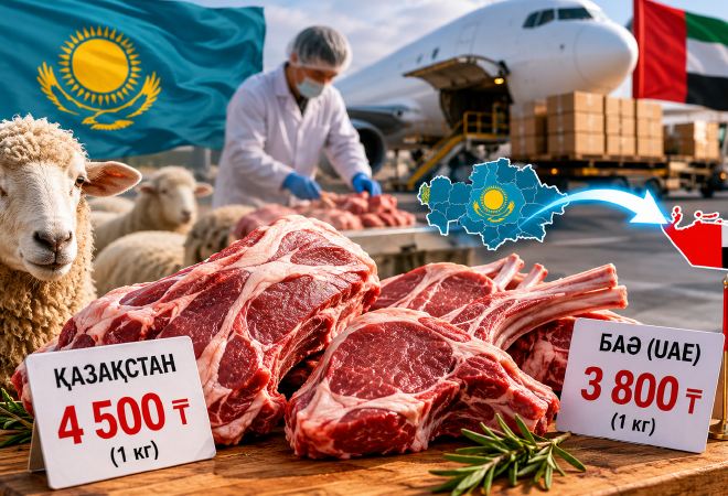 Қазақстан қой етін БАӘ-ге ішкі нарықтан арзан бағамен экспорттап отыр