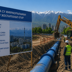 Алматыда 2040 жылға дейін су инфрақұрылымы кезең-кезеңімен жаңғыртылады