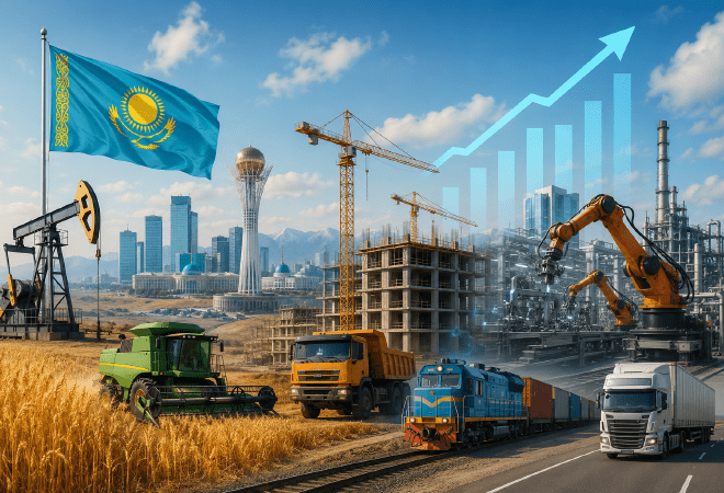 Экономика Казахстана меняет структуру роста: что показало первое полугодие 2026 года