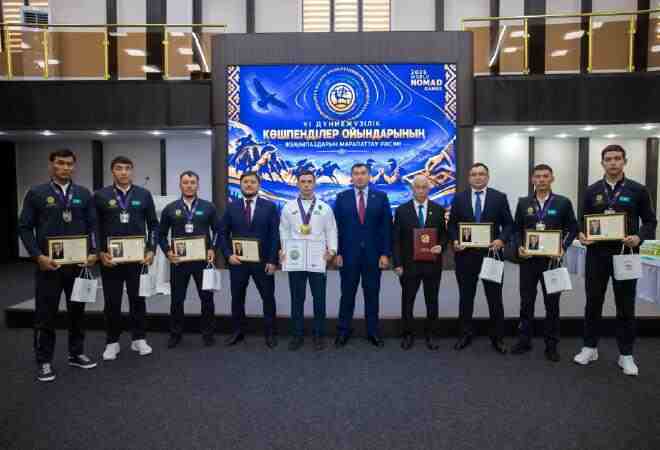 В Алматинской области наградили призёров Всемирных игр кочевников