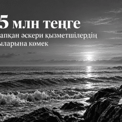Қазақстандық кәсіпкерлер қаза тапқан әскерилердің отбасыларына 815 млн теңге бөледі